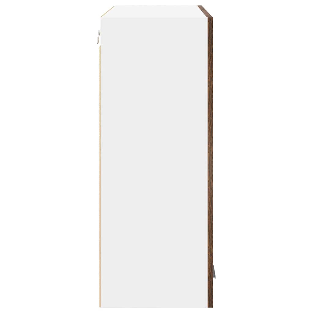 Hanging Cabinet Riga Smoked Oak 80 x 31 x 80 cm Engineered Wood